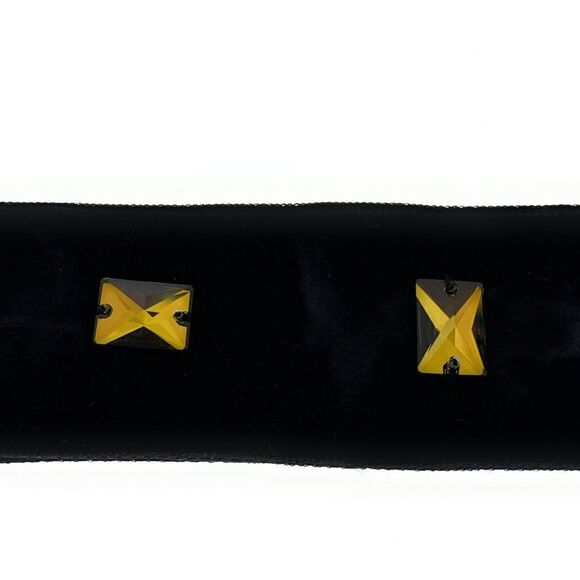 Prada Studded Velvet Belt -- Size 34 - Picture 6 of 7